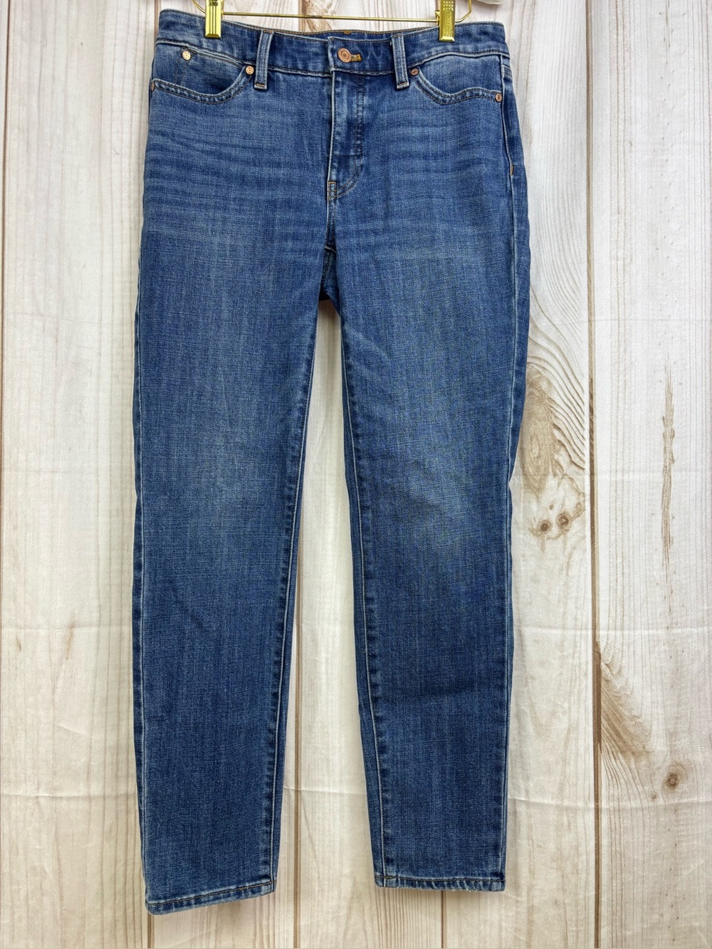Talbots Flawless Slim Ankle Jeans Five Pocket Comfort Stretch Pants Blue Size 2
